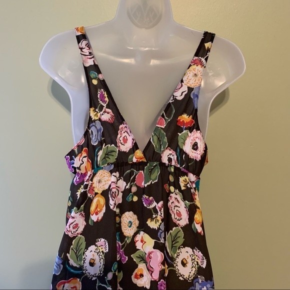 Oscar de l Renta Pink Label Floral Nightgown, Size Medium - Picture 4 of 5